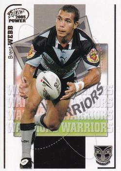 2005 Select Power #168 Brent Webb Front